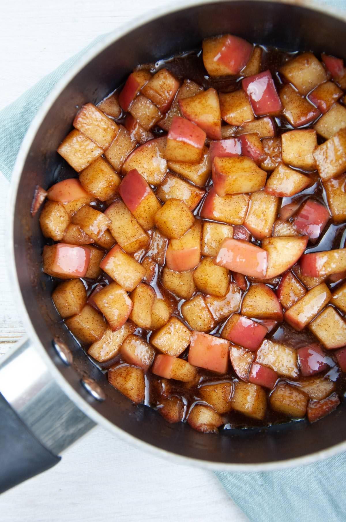 Spiced Stewed Apples with Astragalus and Chaga - Root + Bones